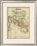 Asia, c.1820 Framed Giclee Print by John Melish
