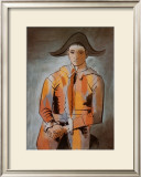 Harlequin with Folded Hands, c.1923 Prints by Pablo Picasso