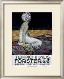 Teppichhaus Forster & Co Framed Giclee Print by Burkhard Mangold