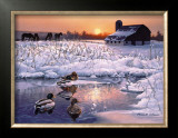 Winter Morning Poster by Russ Cobane