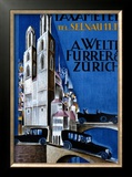 Taxameter A Welti-Furrer AG, Zurich Framed Giclee Print by Morach 