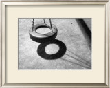 Tire Swing Framed Giclee Print by Stephen Lebovits