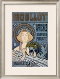 Moullot Framed Giclee Print by E. Roux