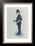 The Policeman Limited Edition Framed Print by Simon Dyer