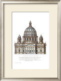 Elevation of a Church in Lincoln's Inn Posters by Colin Campbell