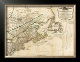 General Map of the Northern British Colonies in America, c.1776 Framed Giclee Print by Robert Sayer