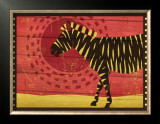 Woodblock Zebra Prints by Benjamin Bay