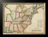 United States, c.1820 Framed Giclee Print by John Melish