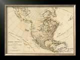 North America, As Divided amongst the European Powers, c.1776 Framed Giclee Print by Robert Sayer