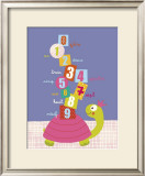 Numbers on a Turtle Prints by Isabelle Jacque
