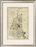 State of New Hampshire, c.1796 Framed Giclee Print by John Reid