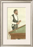 Vanity Fair Billiards Art by Spy (Leslie M. Ward) 