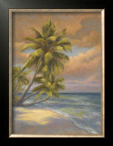 Tropical Beach Posters by Lucie Bilodeau