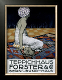 Teppichhaus Forster & Co Framed Giclee Print by Burkhard Mangold