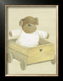 Dog in Wagon Prints by Catherine Becquer