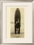 The Surf-Rider Hawaii Framed Giclee Print by Ray Jerome Baker