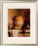 Confit Jar with Pears and Grapes Prints by Loran Speck