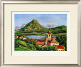 St-Wolfgang at the Wolfgangsee Prints by Singer 