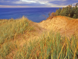Sand Dunes Along Lake Superior at Pictured Rocks National Seashore, Grand Marais, Michigan, USA Photographie par Chuck Haney