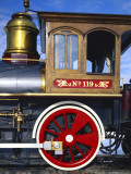 Old Fashioned Steam Train at Golden Spike National Historic Site, Great Basin, Utah Photographic Print by Scott T. Smith