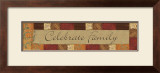 Words to Live By: Celebrate Family Poster by Smith-Haynes Words to Live By: Celebrate Family Poster by Smith-Haynes