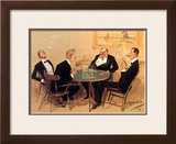 Will Dummy Go Spades Print by Leonard Raven-hill