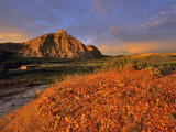 Badlands in the Little Missouri National Grasslands, North Dakota, USA Photographie par Chuck Haney