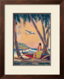 Hawaiian Hula Girl Fantasy Print by Frederick Heckman