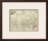 State of Pennsylvania, c.1796 Framed Giclee Print by John Reid