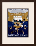 Nord-Wagons Lits-PLM Framed Giclee Print by Jean-raoul Naurac