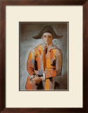 Harlequin with Folded Hands, c.1923 Print by Pablo Picasso