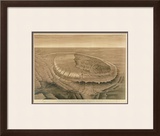 Bird's Eye View of the Black Hills, c.1879 Framed Giclee Print by Henry Newton