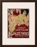 Parfum Liane Fleurie, Sauze Freres Framed Giclee Print by Leopoldo Metlicovitz