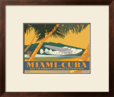 Miami to Cuba Print by David Grandin