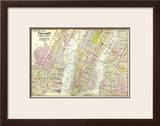 New York, Brooklyn, Jersey City, c.1891 Framed Giclee Print by Frederick W. Beers