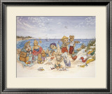 Bear Feats in the Sand Art by Susan Anderson