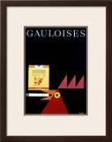 Gauloises Framed Giclee Print by Donald Brun