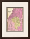 Mt. Vernon, New York, c.1868 Framed Giclee Print by Frederick W. Beers