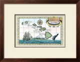 Map of the Hawaiian Islands Posters by Steve Strickland