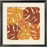 Monstera Red I Print by Sarah Adams