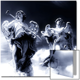 Angel Statues in the Clouds Prints by Abdul Kadir Audah