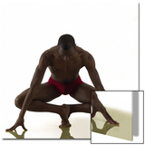 Man Balancing in a Dance, Yoga Pose Prints by A.P. 