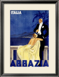 Abbazia Framed Giclee Print by W. Zalina