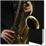 Male Hands Playing Saxophone Art by A.P. 