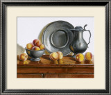 Peaches and Pewter Prints by Pauline Eblé Campanelli