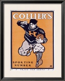 Colliers Havard Football Framed Giclee Print