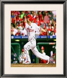 Shane Victorino - 2009 NL Championship Series Game 5 Framed Photographic Print