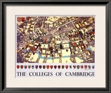 The Colleges of Cambridge Framed Giclee Print by Fred Taylor