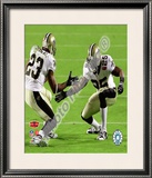 Reggie Bush & Pierre Thomas Super Bowl XLIV Celebration Framed Photographic Print