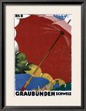 Graubunden, Schweiz Framed Giclee Print by Augusto Giacometti